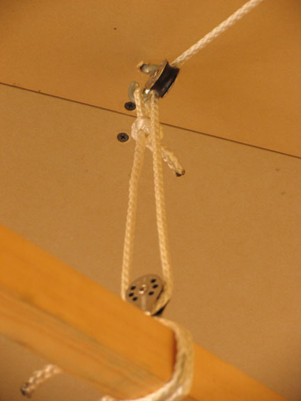 Hanger in use